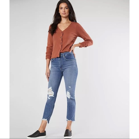 🔥🔥🔥 NWT Levi’s 724 HIGH RISE STRAIGHT CROP JEANS - Picture 2 of 12